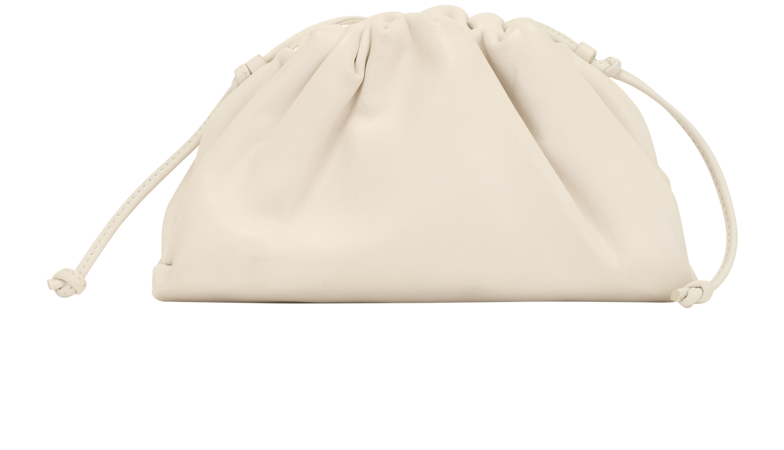 Bottega Veneta Pouch, &pound;495, Handbags, White, Leather, Back view